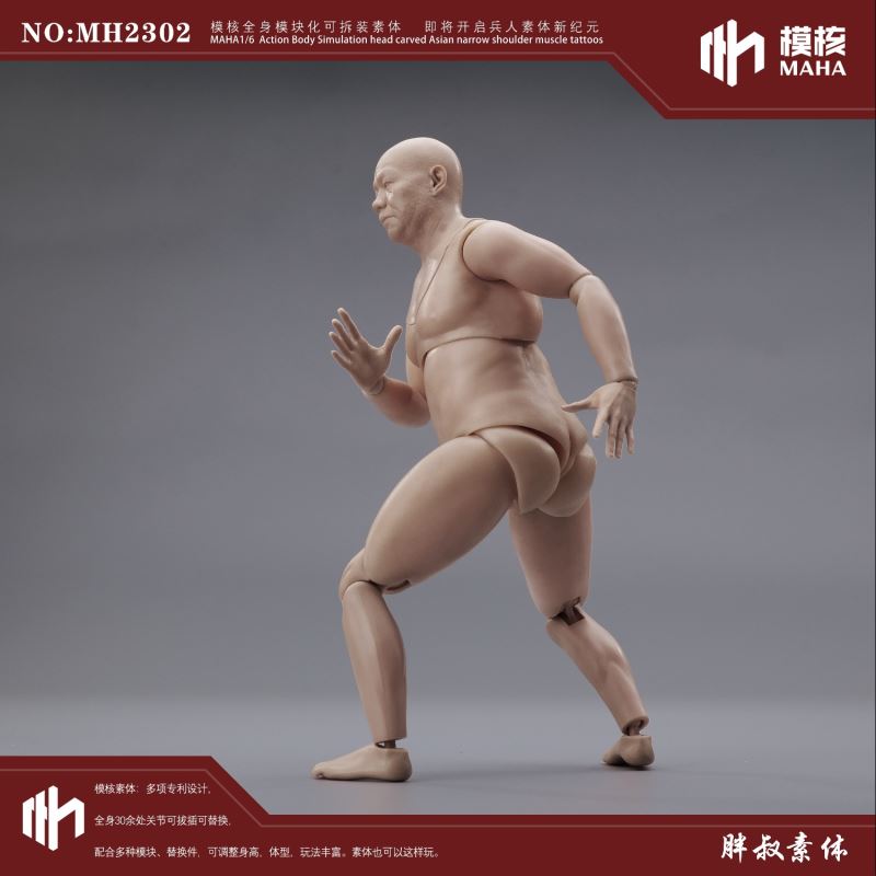 Modular male body and one-piece arm accessory package 1/6