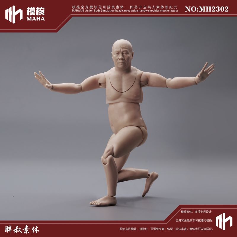 Modular male body and one-piece arm accessory package 1/6