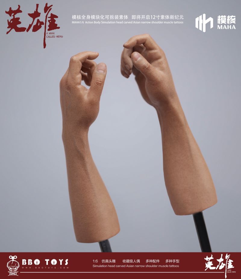 Modular male body and one-piece arm accessory package 1/6