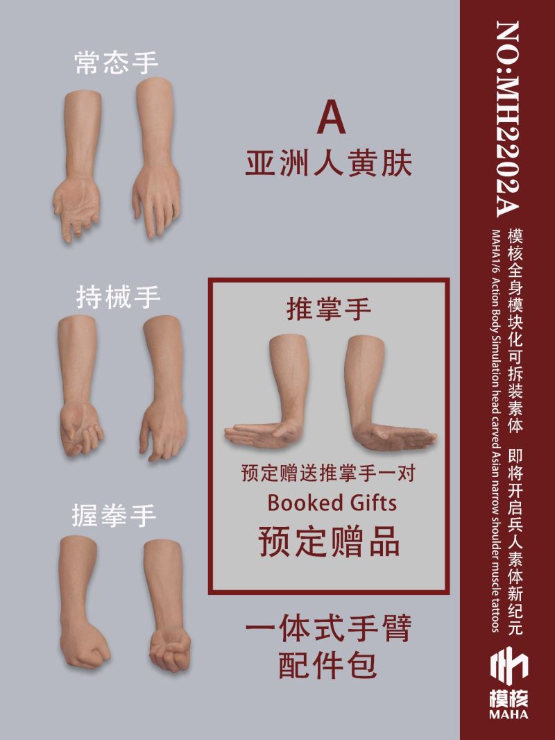 Modular male body and one-piece arm accessory package 1/6