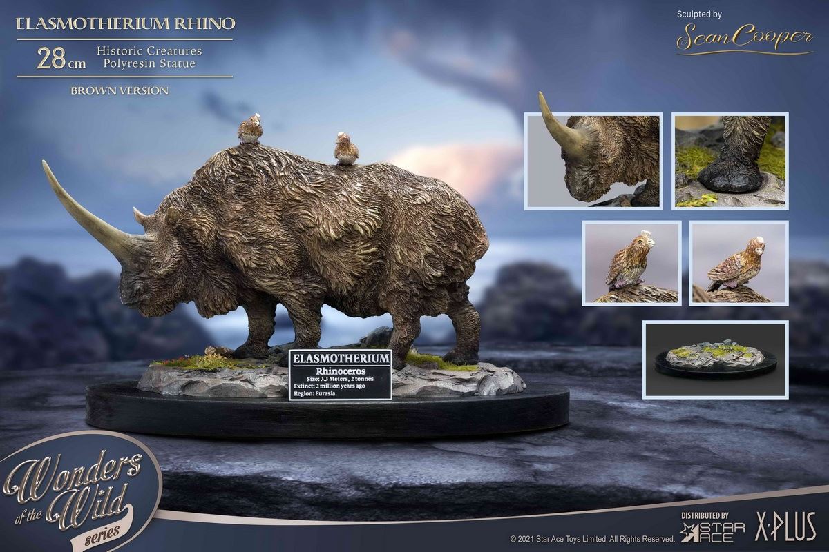 Prehistoric Animal Series - Plate-toothed Rhinoceros (Brown Version/Black Version)