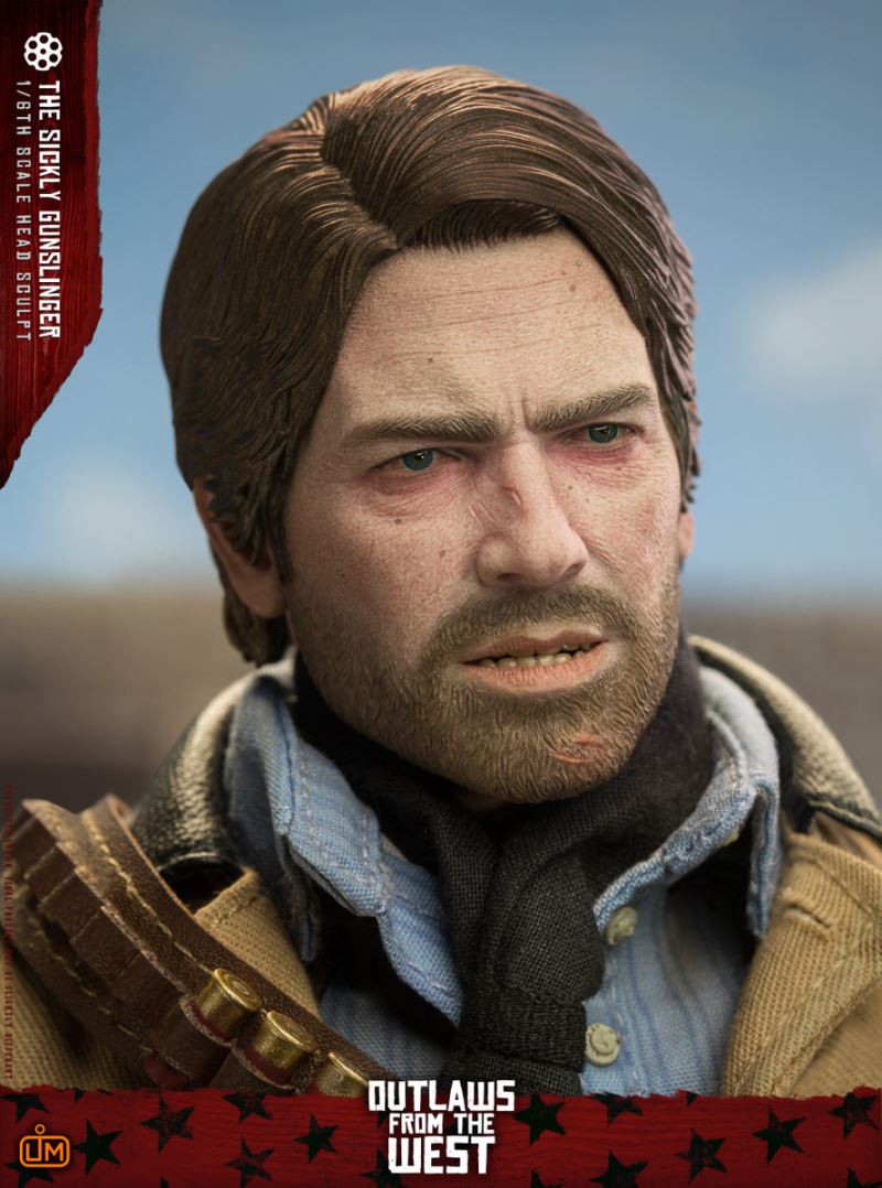 Cowboy Head Sculpt with Hat (LGH002) 1/6
