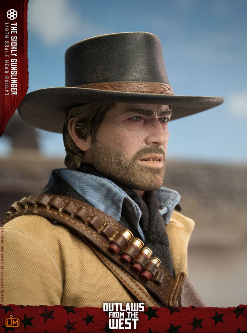 Cowboy Head Sculpt with Hat (LGH002) 1/6