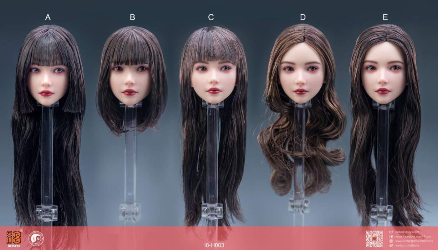 Xiaoqi Yuki Movable Eyeball Head Sculpture 1/6