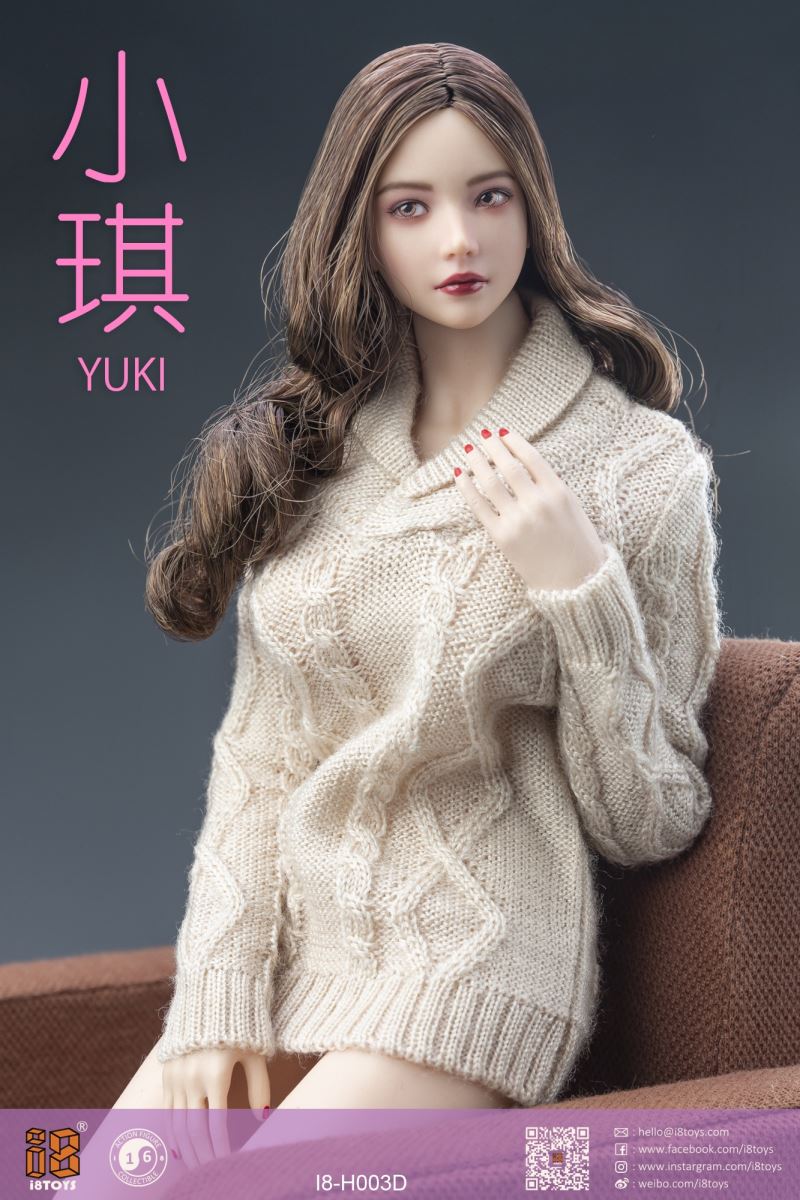 Xiaoqi Yuki Movable Eyeball Head Sculpture 1/6
