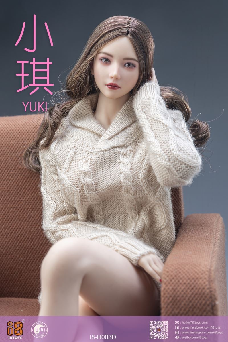 Xiaoqi Yuki Movable Eyeball Head Sculpture 1/6