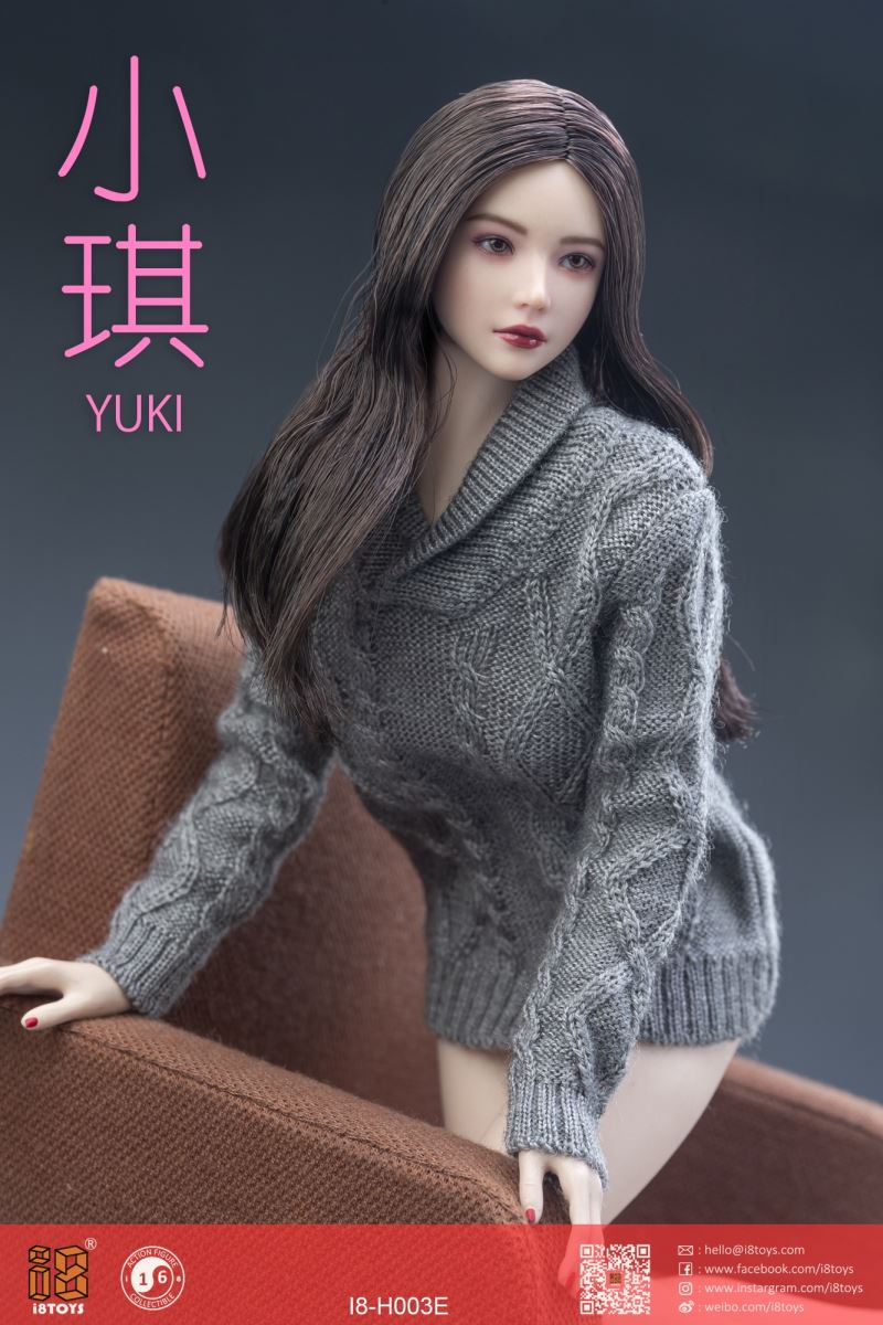 Xiaoqi Yuki Movable Eyeball Head Sculpture 1/6