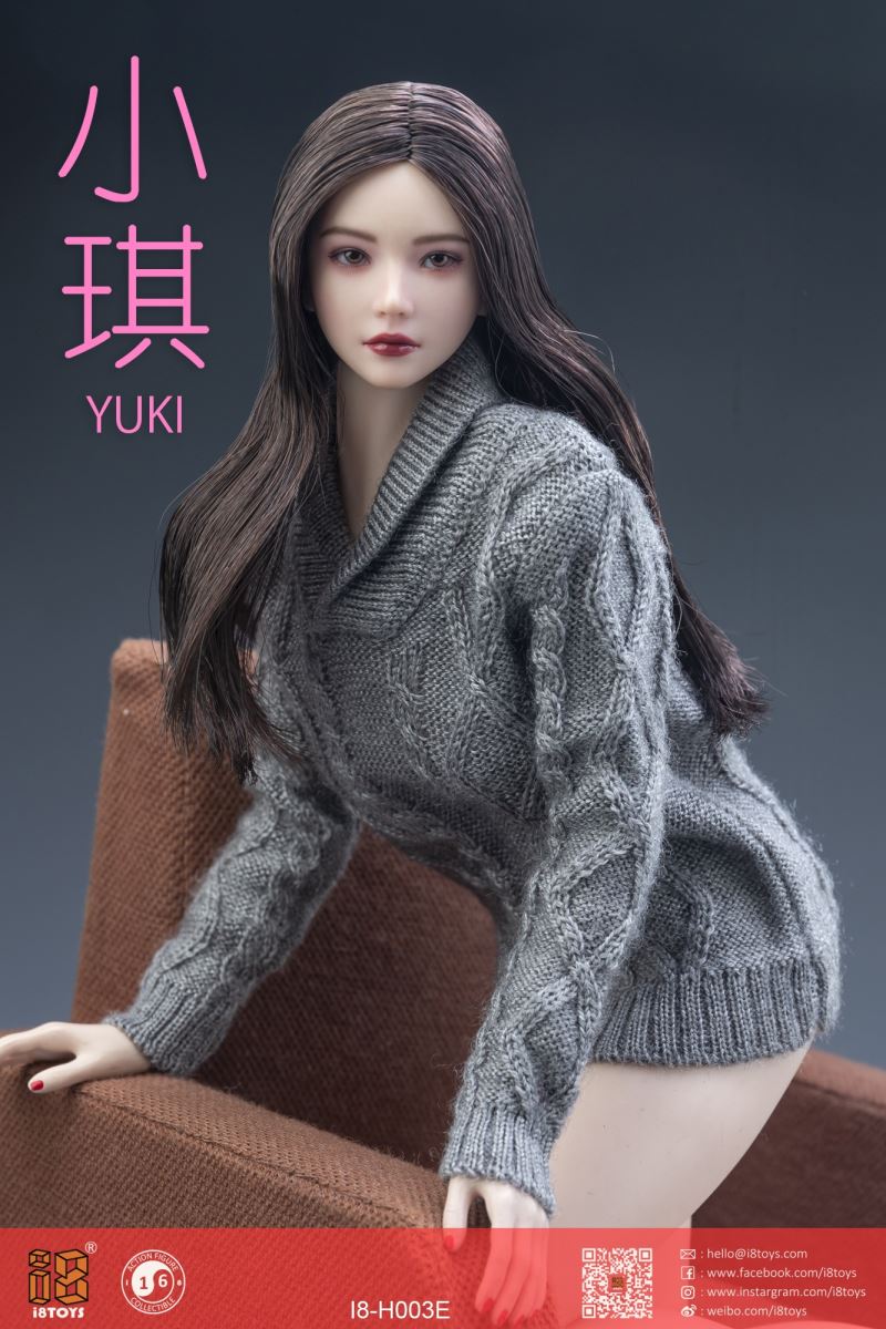 Xiaoqi Yuki Movable Eyeball Head Sculpture 1/6