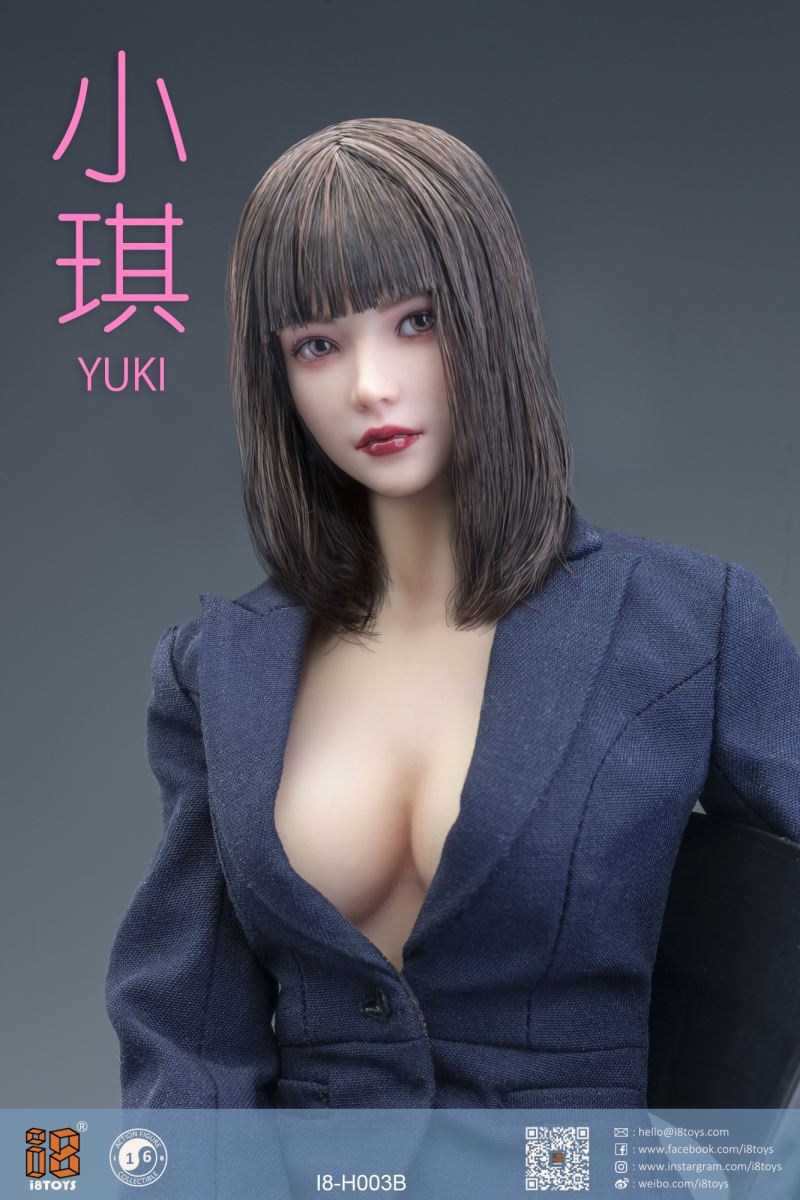 Xiaoqi Yuki Movable Eyeball Head Sculpture 1/6