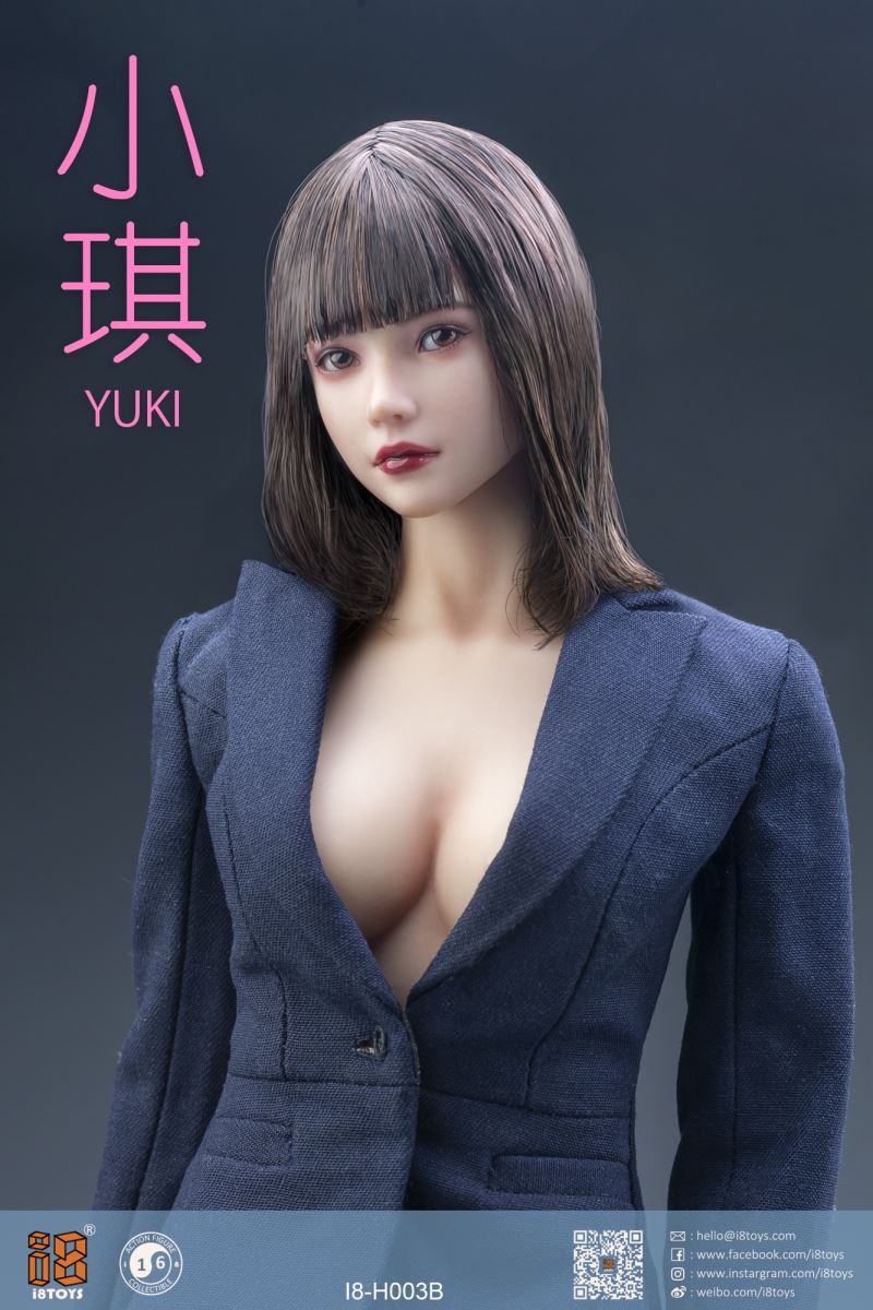 Xiaoqi Yuki Movable Eyeball Head Sculpture 1/6