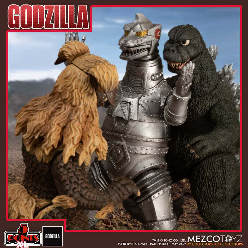 Godzilla vs. Mechagodzilla (1974) 5 Points XL Three Figure Boxed Set