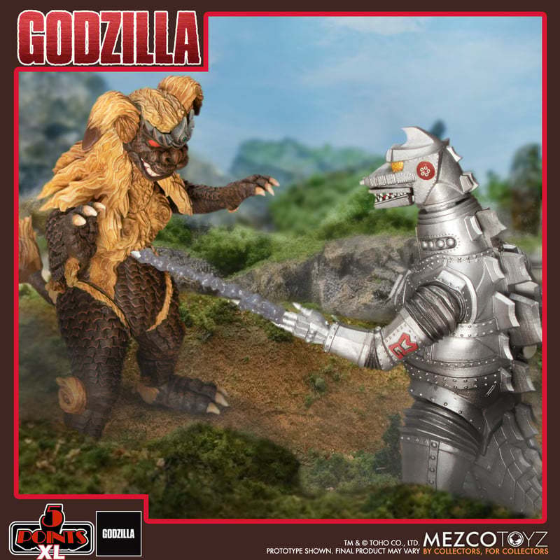 Godzilla vs. Mechagodzilla (1974) 5 Points XL Three Figure Boxed Set