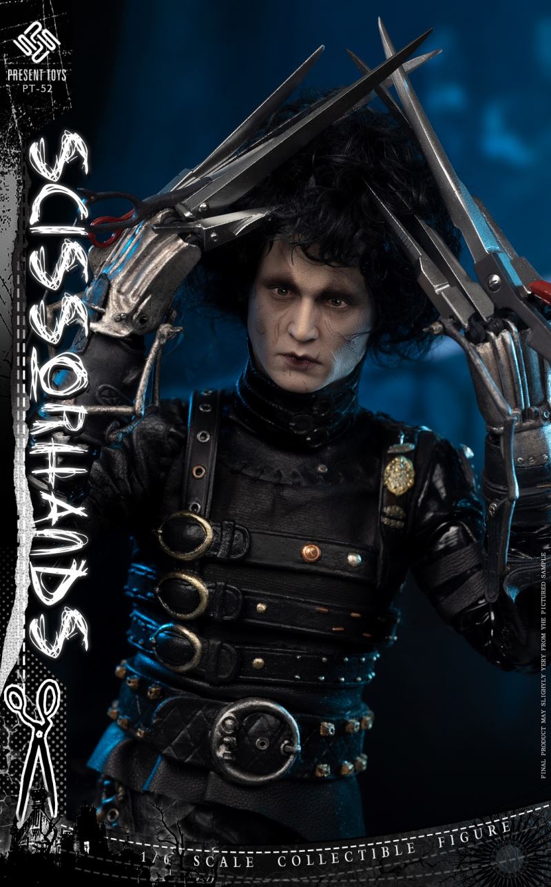 Scissor Hands [Genuine Leather Hair Transplant Version] 1/6