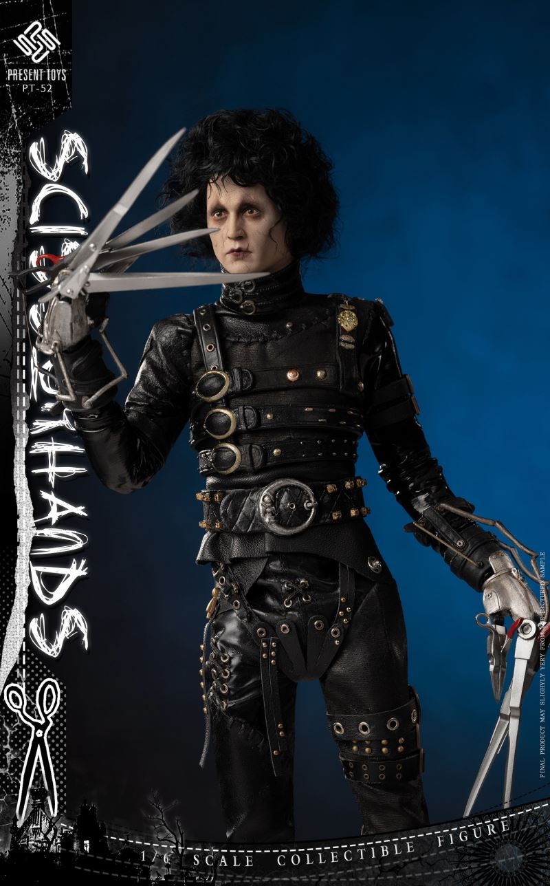Scissor Hands [Genuine Leather Hair Transplant Version] 1/6