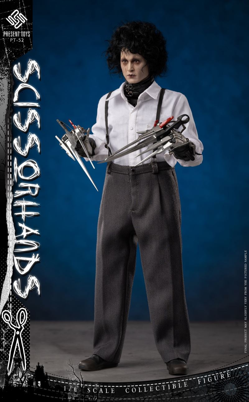 Scissor Hands [Genuine Leather Hair Transplant Version] 1/6
