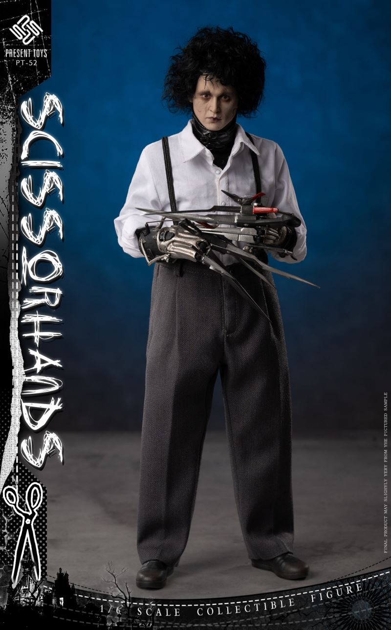 Scissor Hands [Genuine Leather Hair Transplant Version] 1/6
