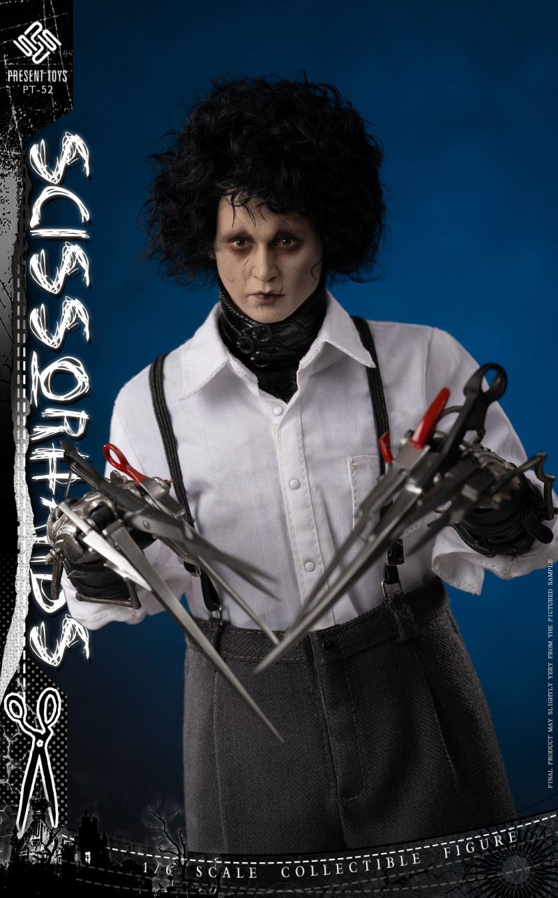 Scissor Hands [Genuine Leather Hair Transplant Version] 1/6