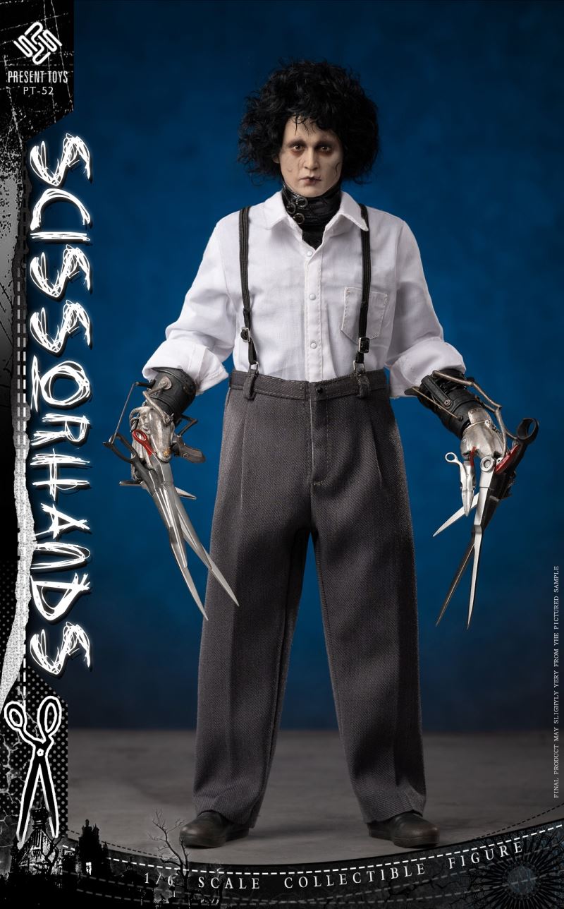 Scissor Hands [Genuine Leather Hair Transplant Version] 1/6