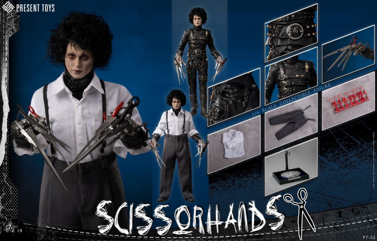 Scissor Hands [Genuine Leather Hair Transplant Version] 1/6