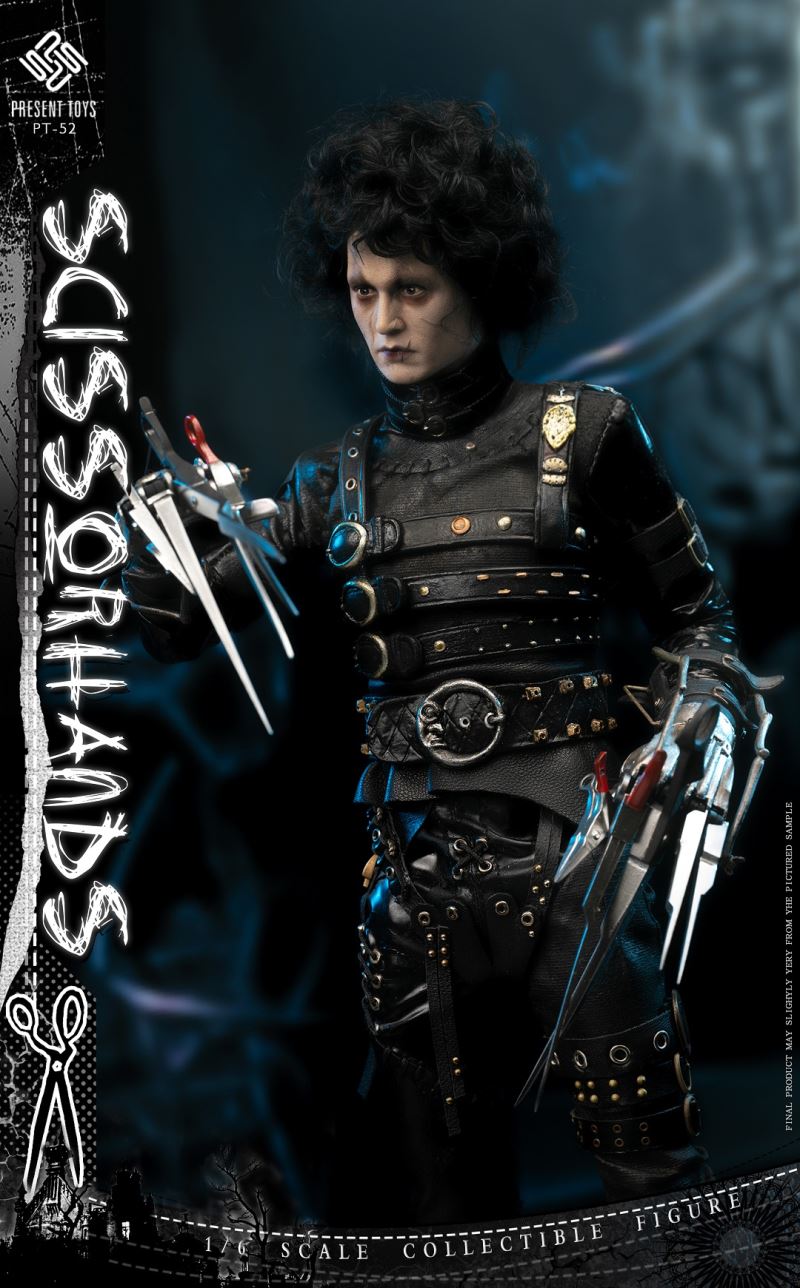 Scissor Hands [Genuine Leather Hair Transplant Version] 1/6