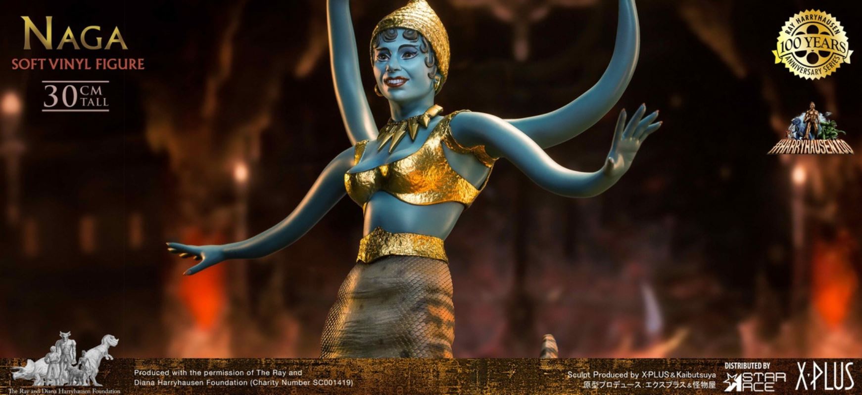 Ray Harryhausen 100th Anniversary - Triceratops - Basilisk Naga