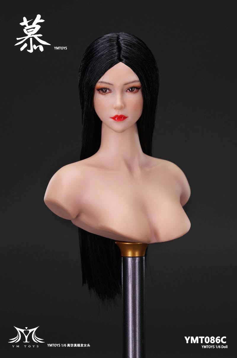 Female head carving Mu (YMT086) 1/6
