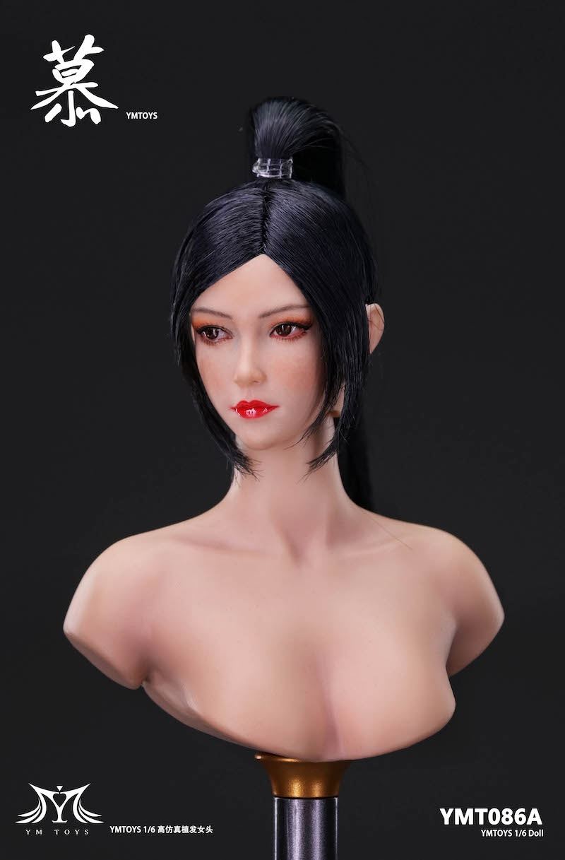 Female head carving Mu (YMT086) 1/6