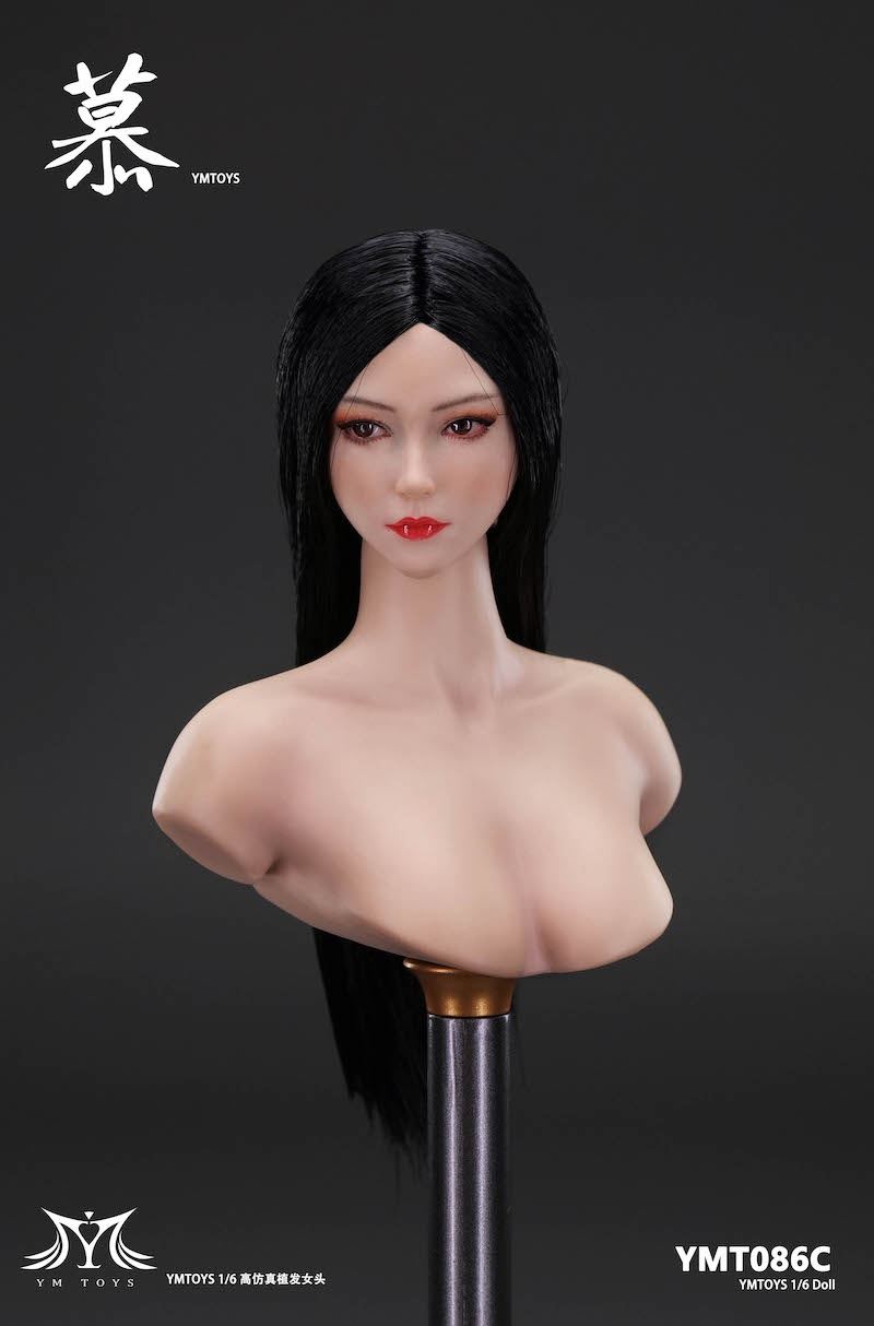 Female head carving Mu (YMT086) 1/6
