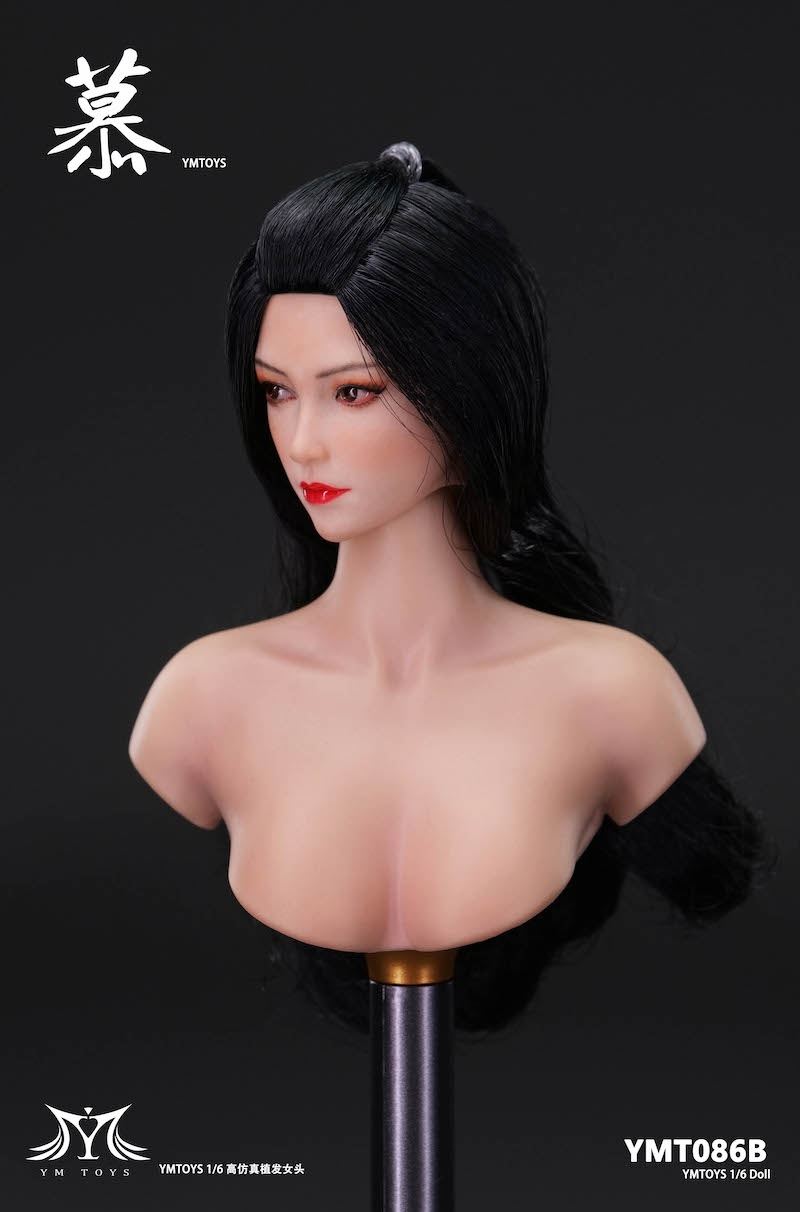 Female head carving Mu (YMT086) 1/6