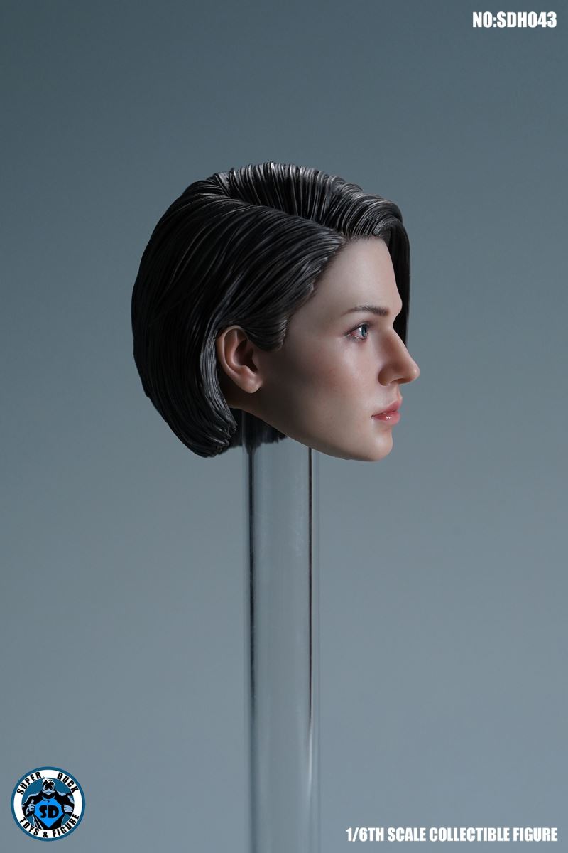 Biochemical policewoman head carving (SDH043) 1/6