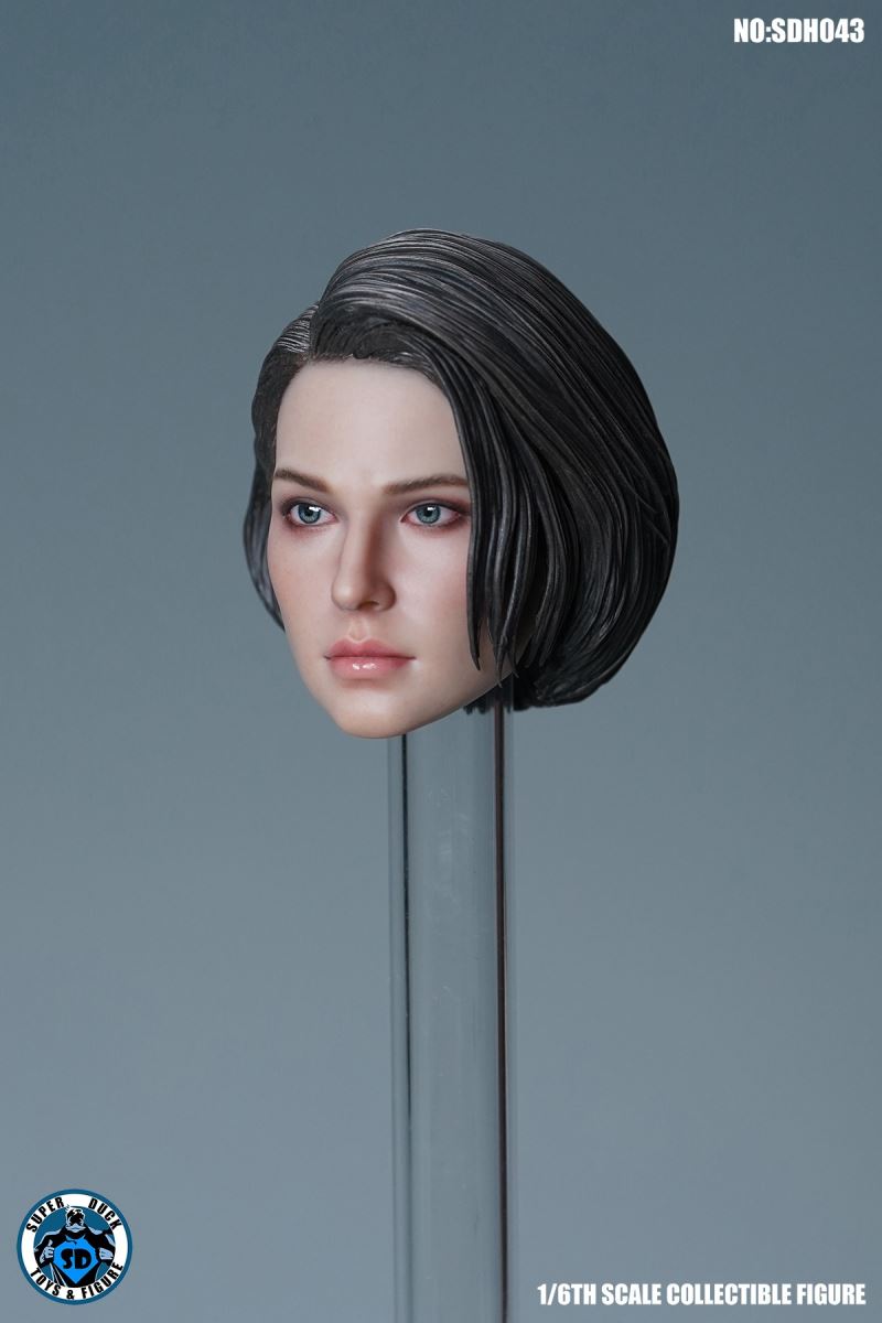 Biochemical policewoman head carving (SDH043) 1/6