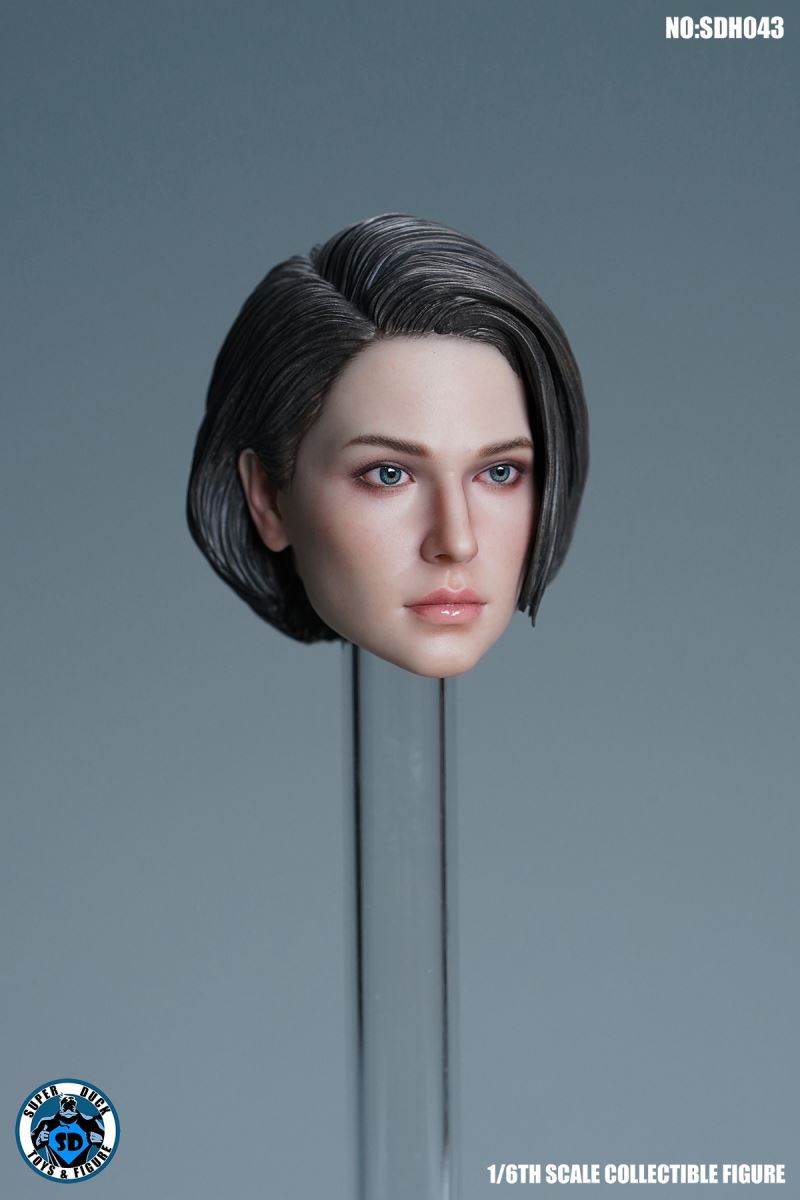 Biochemical policewoman head carving (SDH043) 1/6