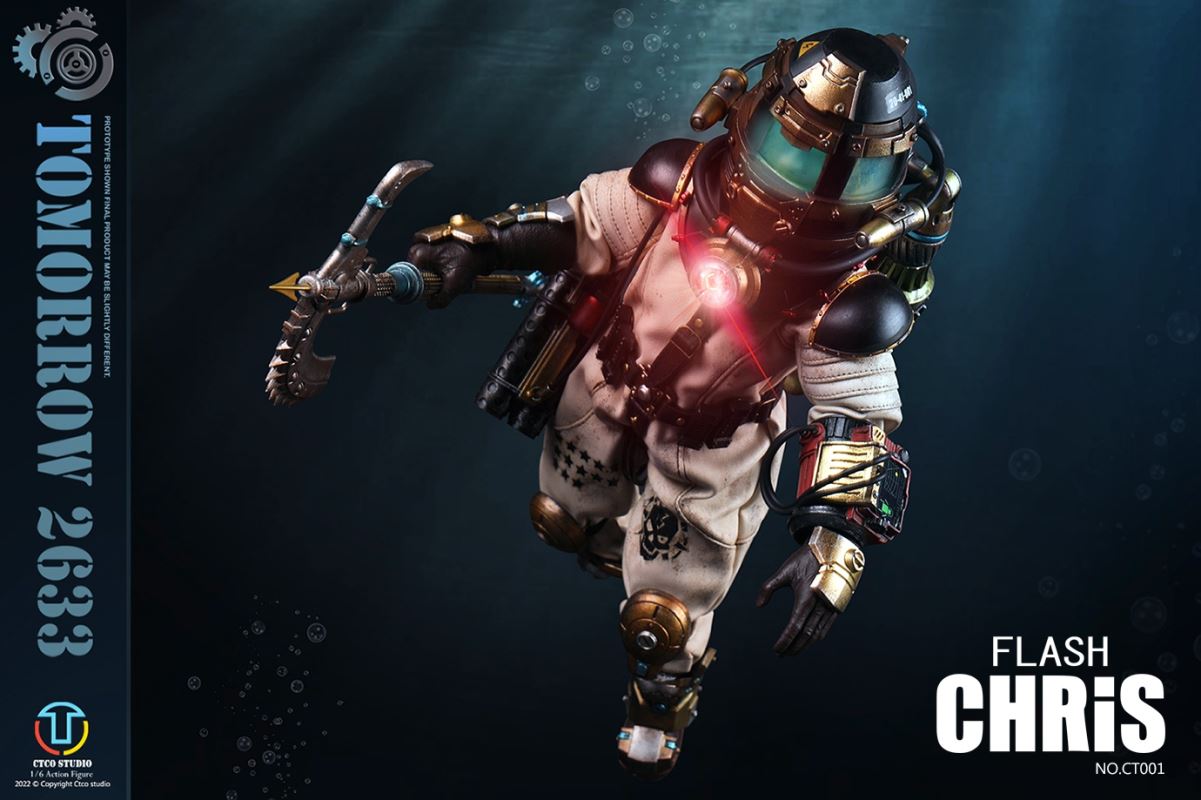 TOMORROW 2633 - FLASH CHRIS (METAL COMMEMORATIVE EDITION) CT001 1/6