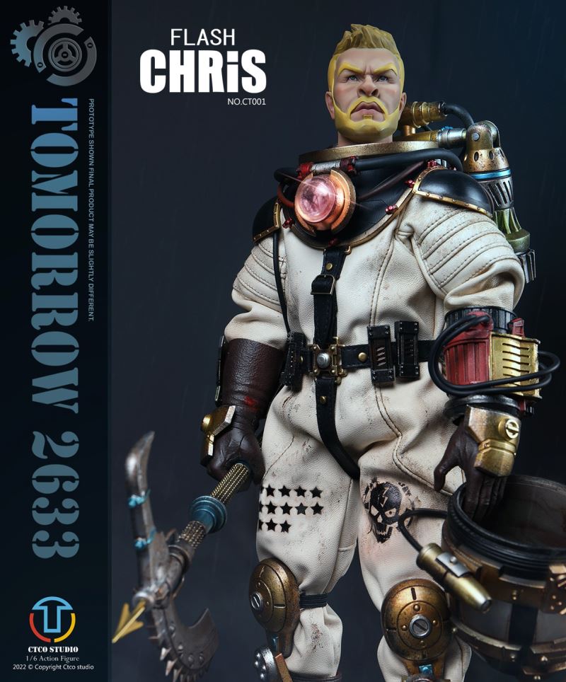 TOMORROW 2633 - FLASH CHRIS (METAL COMMEMORATIVE EDITION) CT001 1/6