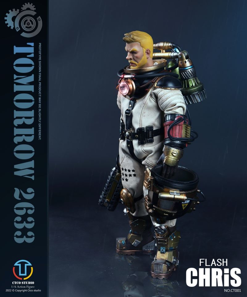 TOMORROW 2633 - FLASH CHRIS (METAL COMMEMORATIVE EDITION) CT001 1/6