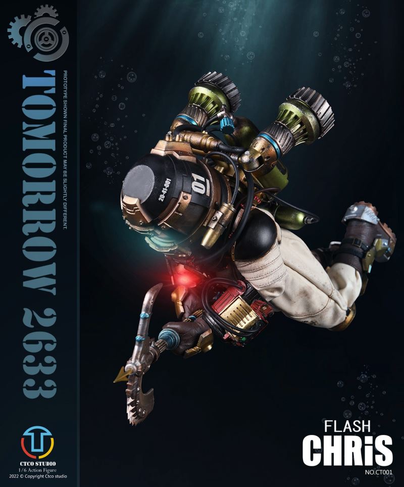 TOMORROW 2633 - FLASH CHRIS (METAL COMMEMORATIVE EDITION) CT001 1/6