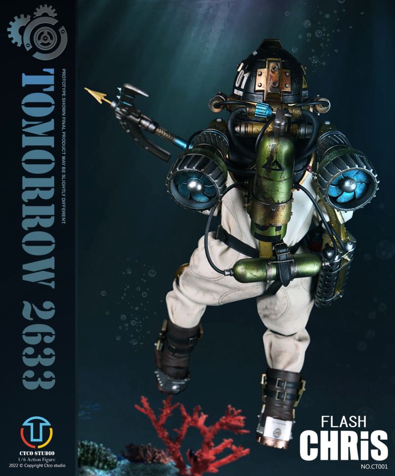 TOMORROW 2633 - FLASH CHRIS (METAL COMMEMORATIVE EDITION) CT001 1/6