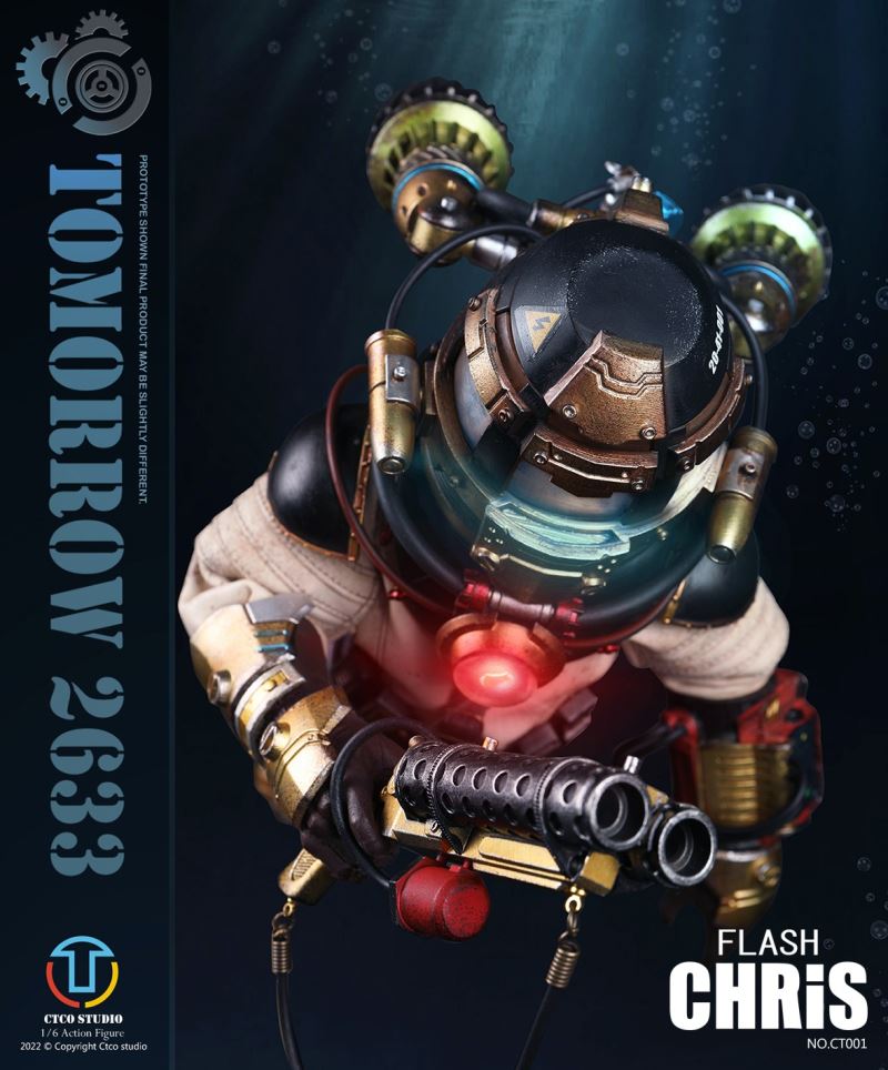 TOMORROW 2633 - FLASH CHRIS (METAL COMMEMORATIVE EDITION) CT001 1/6