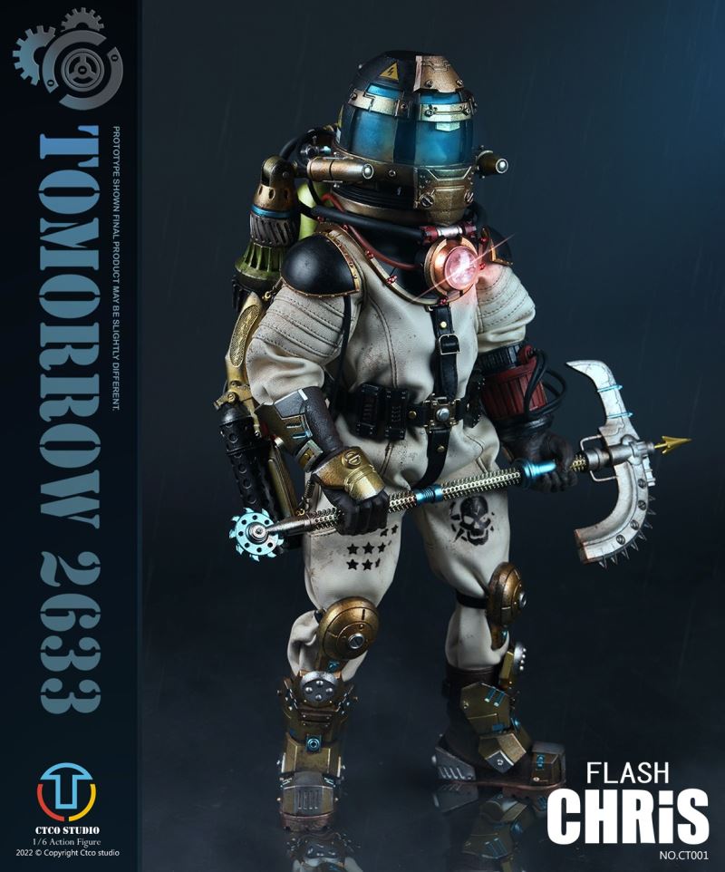 TOMORROW 2633 - FLASH CHRIS (METAL COMMEMORATIVE EDITION) CT001 1/6