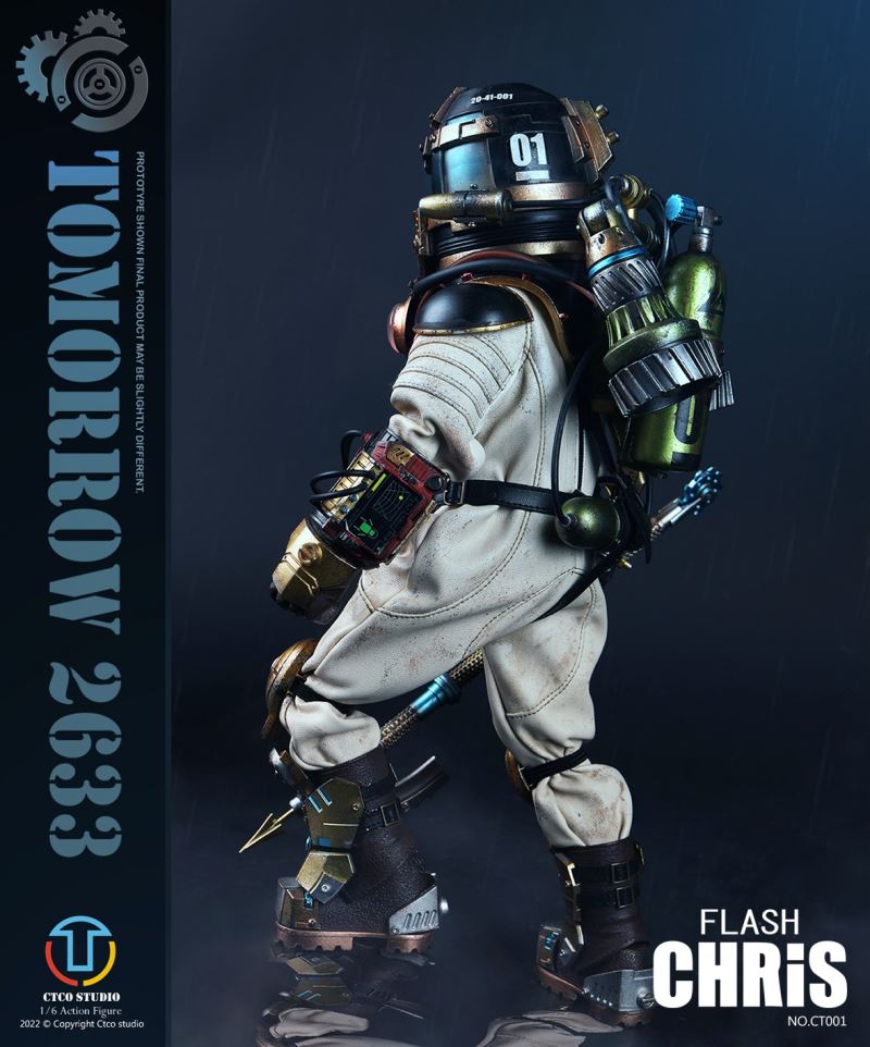 TOMORROW 2633 - FLASH CHRIS (METAL COMMEMORATIVE EDITION) CT001 1/6