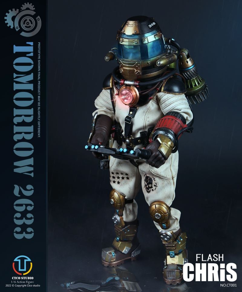 TOMORROW 2633 - FLASH CHRIS (METAL COMMEMORATIVE EDITION) CT001 1/6