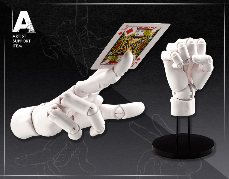ARTIST SUPPORT ITEM Hand model/R WHITE/GRAY