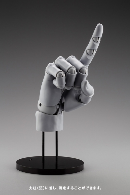 ARTIST SUPPORT ITEM Hand model/R WHITE/GRAY