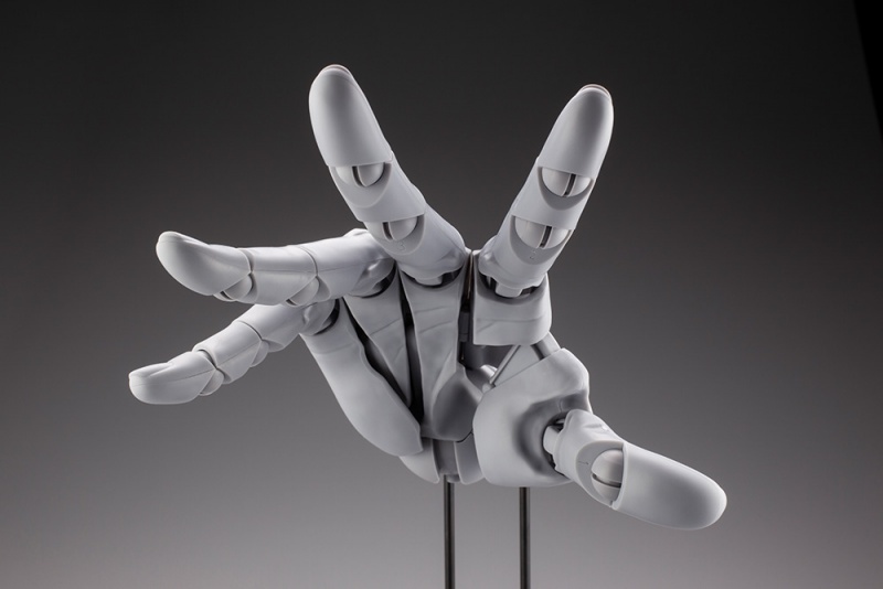 ARTIST SUPPORT ITEM Hand model/R WHITE/GRAY