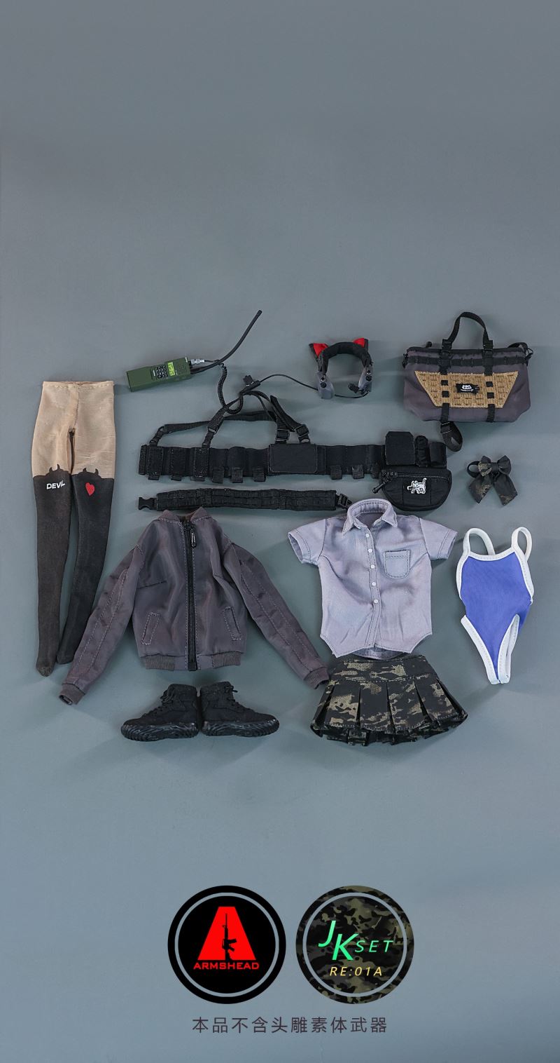 JK GIRL SET- Armed Girls School Set 1/6