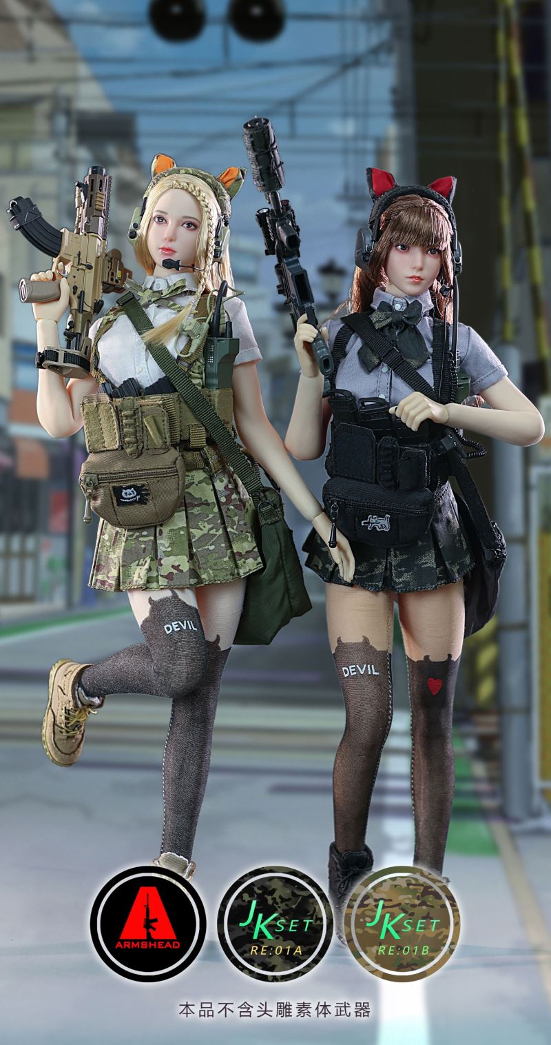 JK GIRL SET- Armed Girls School Set 1/6