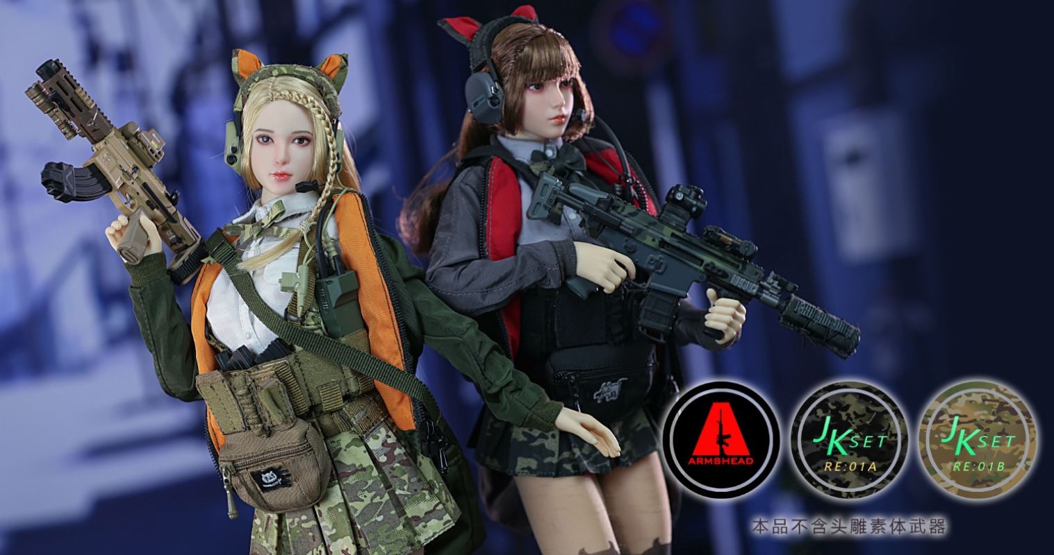 JK GIRL SET- Armed Girls School Set 1/6