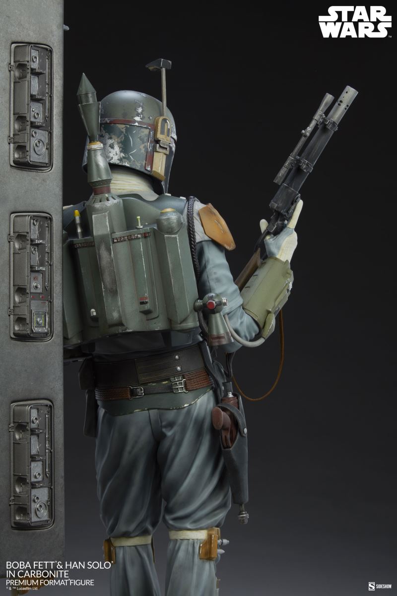 Boba Fett and Han Solo in Carbonite