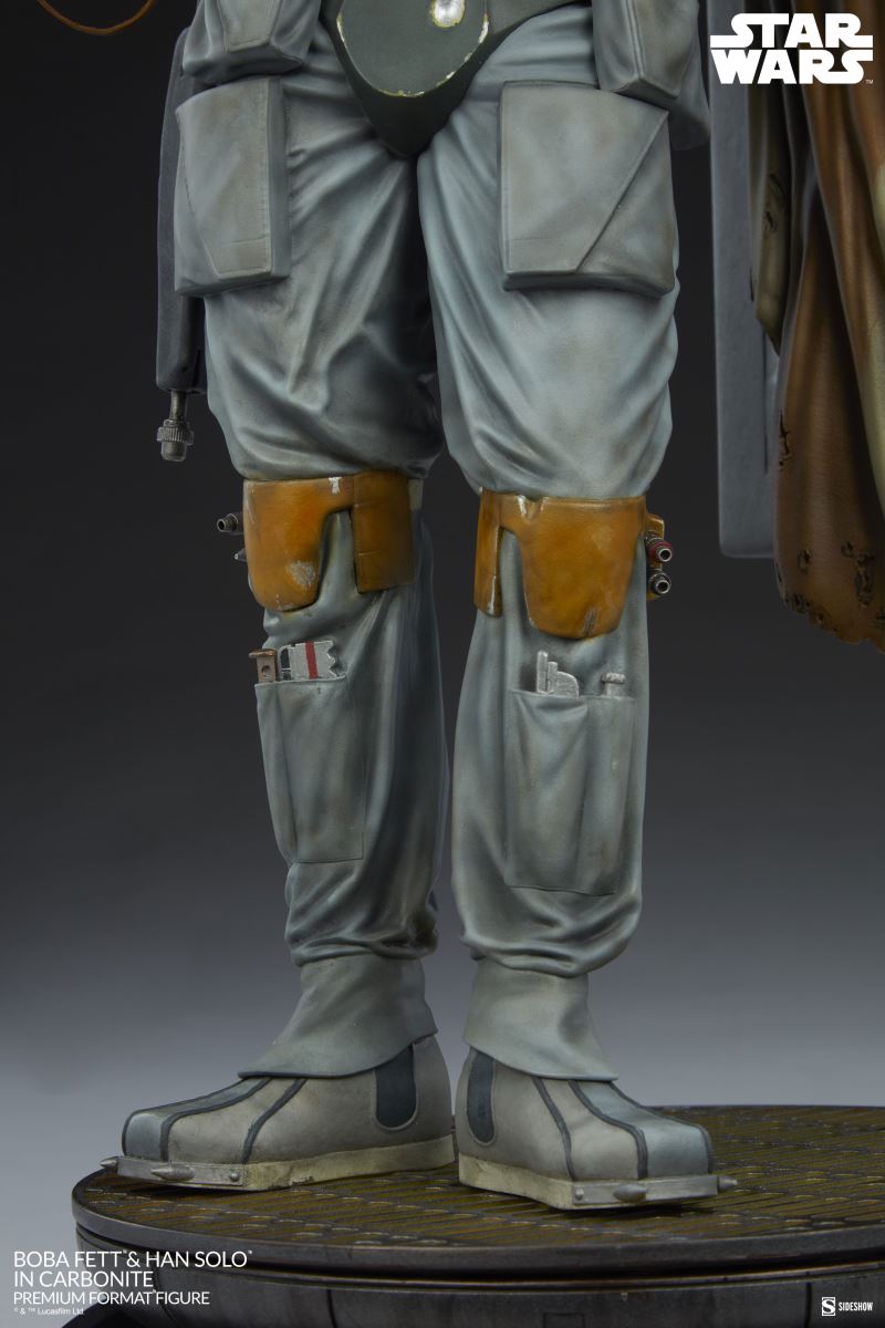 Boba Fett and Han Solo in Carbonite
