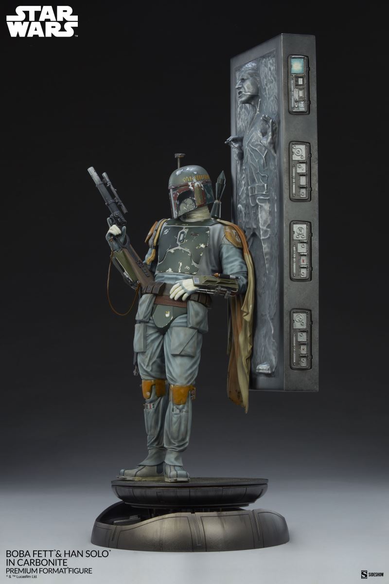 Boba Fett and Han Solo in Carbonite